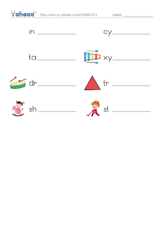 Write the word rows worksheet for Oxford Discover 1 Unit 15