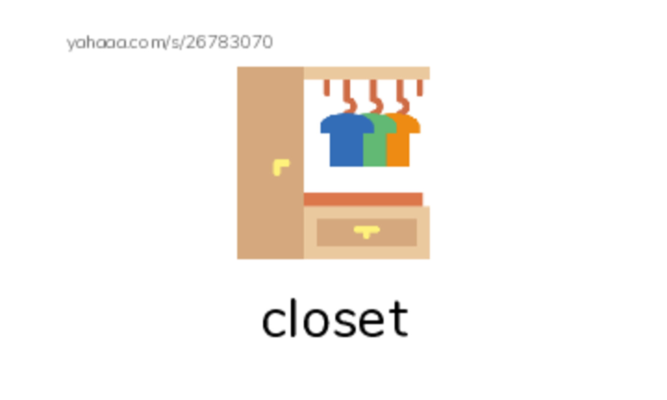 Index cards with pictures worksheet for Room