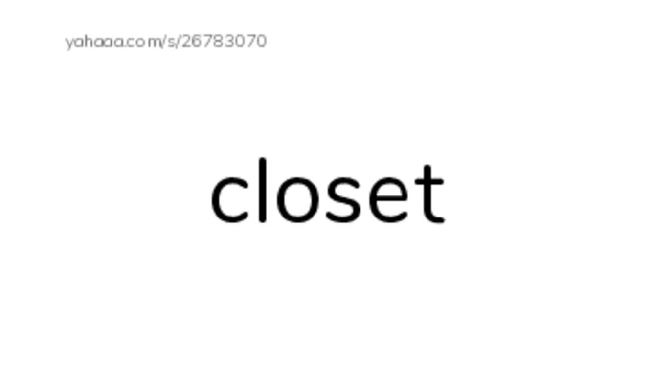 Index cards, words only worksheet for Room