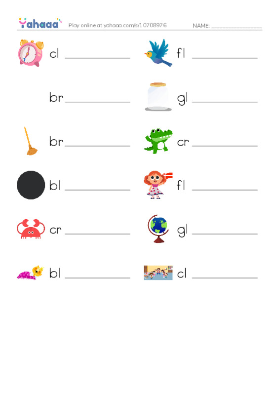 Write the word rows worksheet for Oxford Phonics world 4 Unit 1
