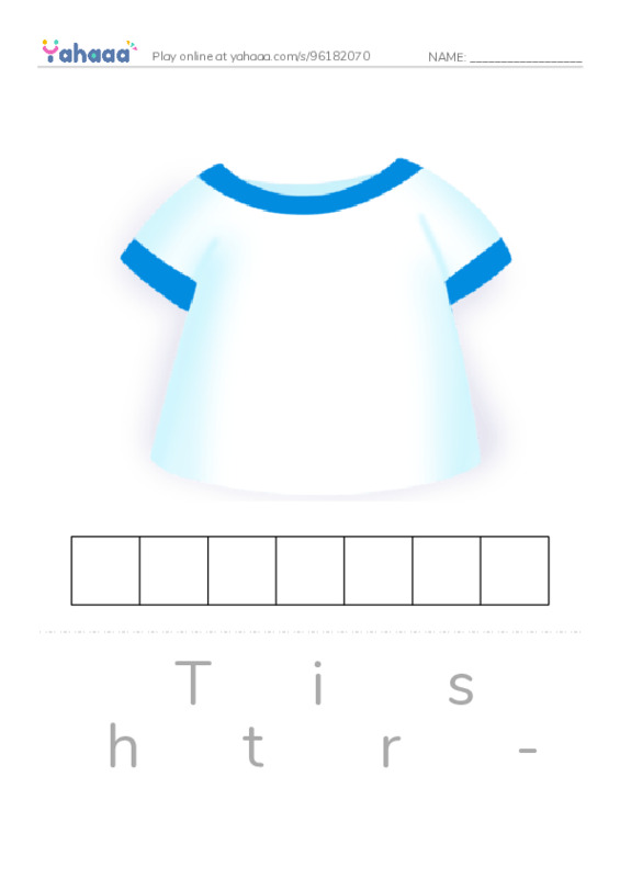Letter scramble puzzle worksheet for i learn smart 2