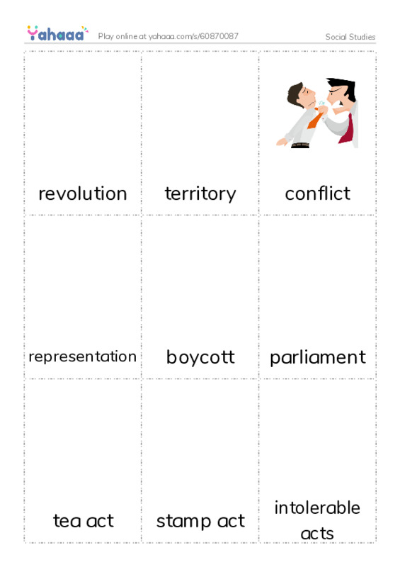 Picture flashcards worksheet for Social Studies