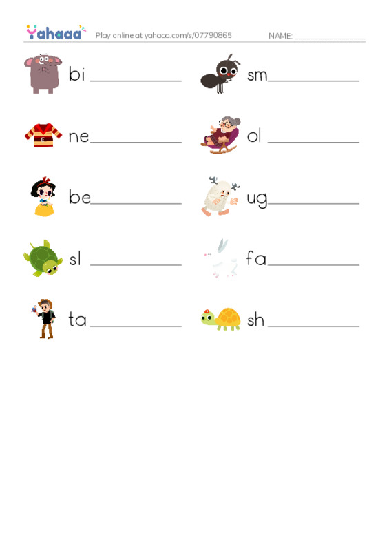 Write the word rows worksheet for Adjectives