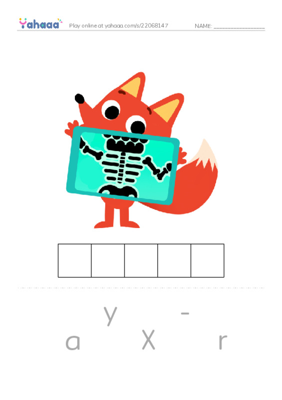 Letter scramble puzzle worksheet for 111