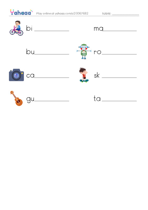 Write the word rows worksheet for Mysterious words
