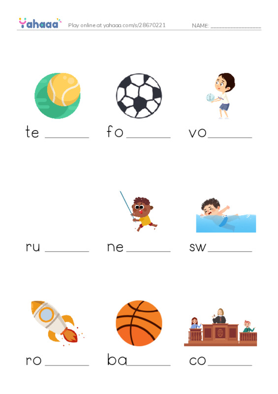 Finish the word worksheet for T2G2U3L1