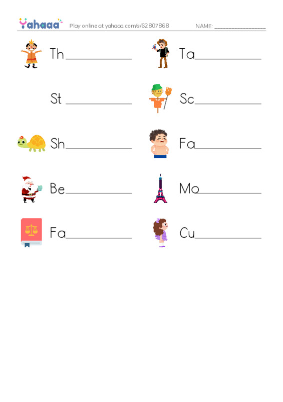Write the word rows worksheet for Power Up 2 Unit 3 p. 34