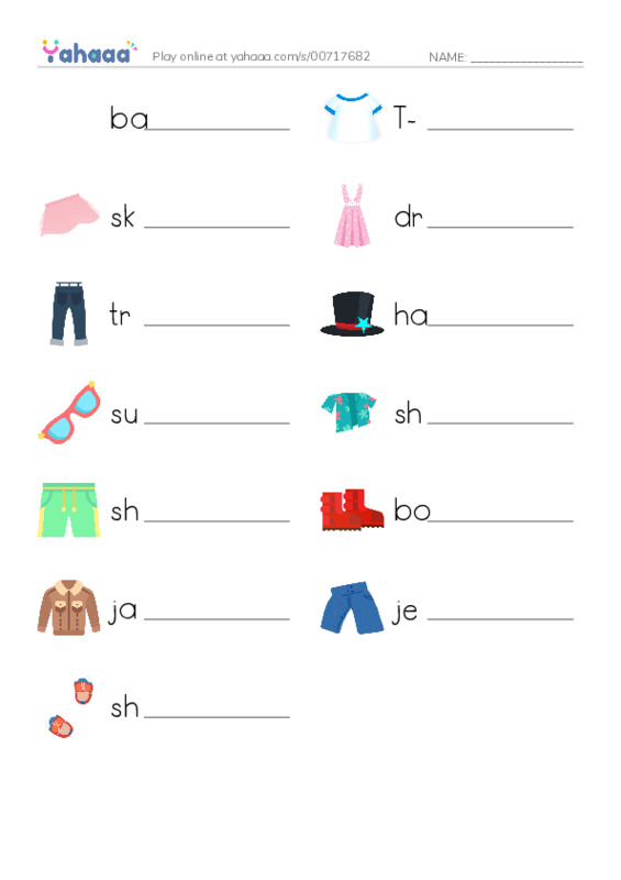 Write the word rows worksheet for power up 1 unit 9