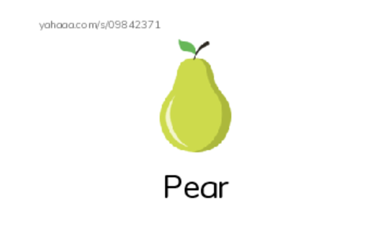 Index cards with pictures worksheet for FRUIT
