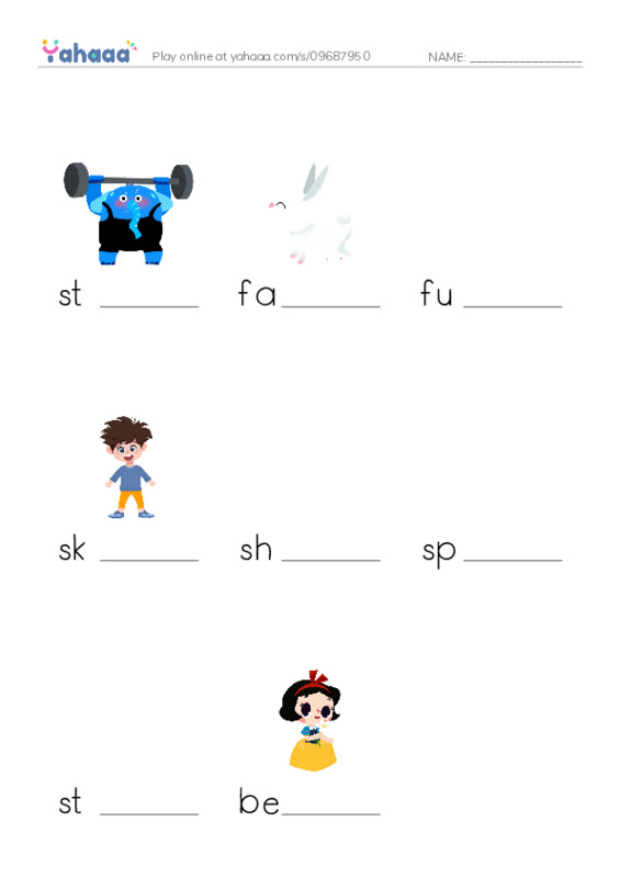 Finish the word worksheet for raz kids This insect