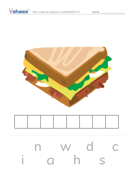 Letter scramble puzzle worksheet for unit 8