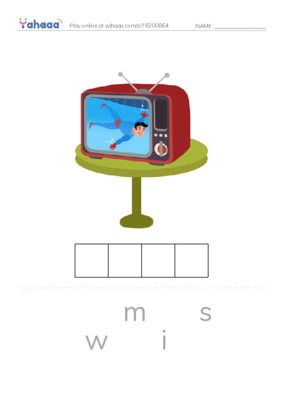Letter scramble puzzle worksheet for athletes
