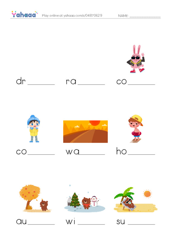 Finish the word worksheet for unit 16 lesson 1 GB5