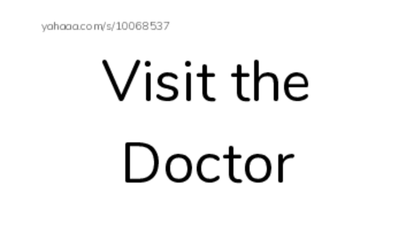 Index cards, words only worksheet for Visit the Doctor, Eye, eye and 10 more