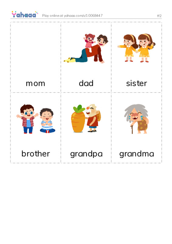 Picture flashcards worksheet for ff2