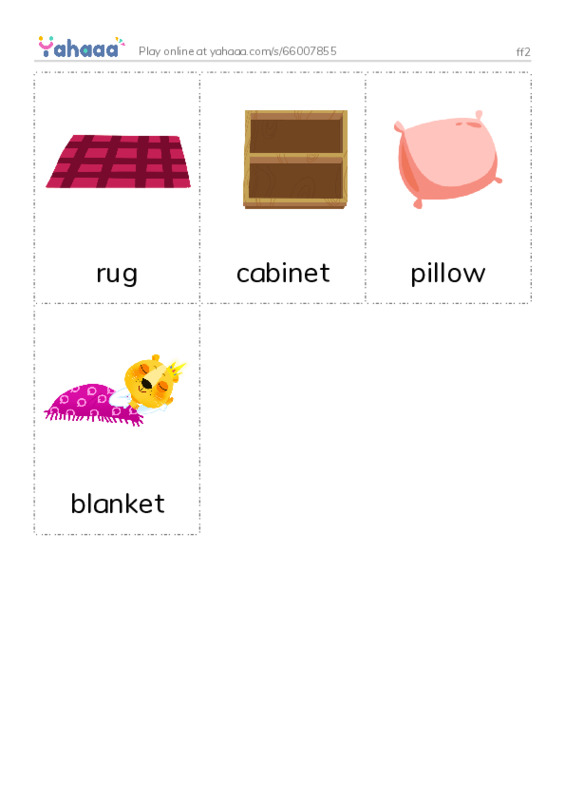 Picture flashcards worksheet for ff2