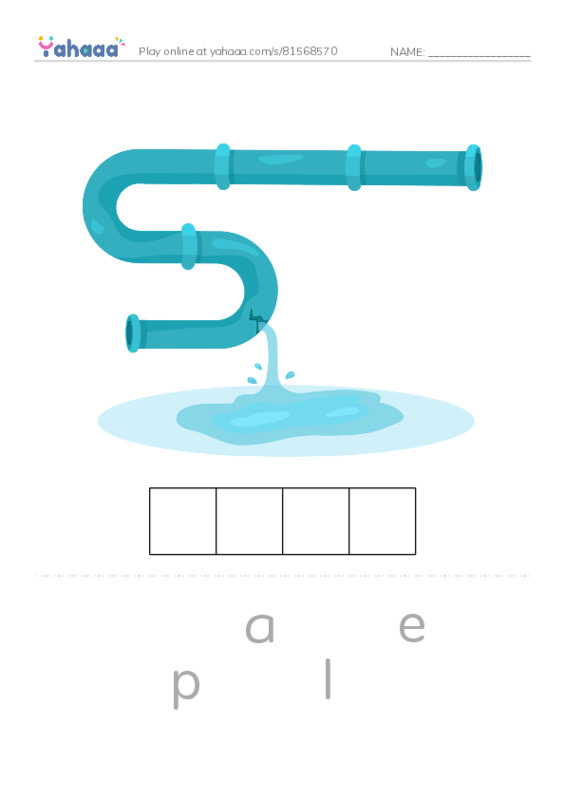 Letter scramble puzzle worksheet for you can dance