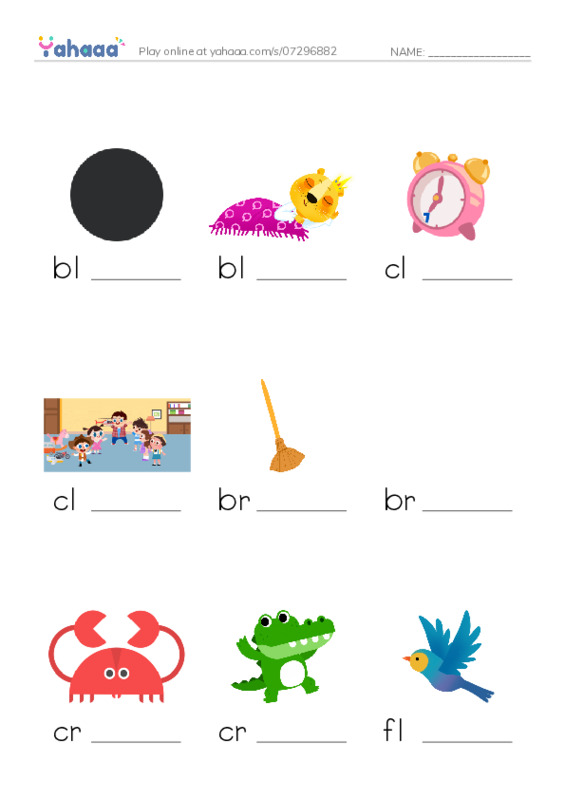 Finish the word worksheet for oxford phonics world 4
