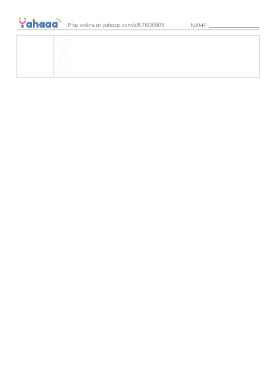 Picture and word rows worksheet for MAGIC o_e and MAGIC a_e