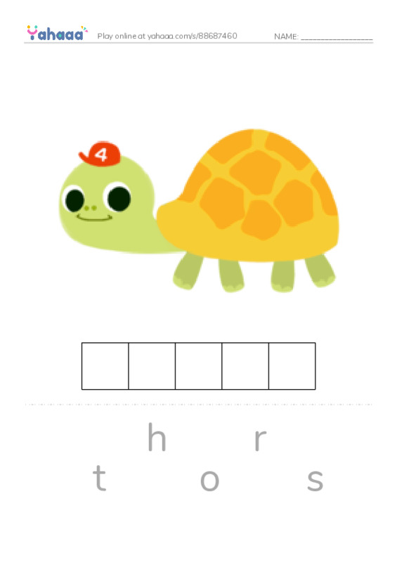 Letter scramble puzzle worksheet for Clothes