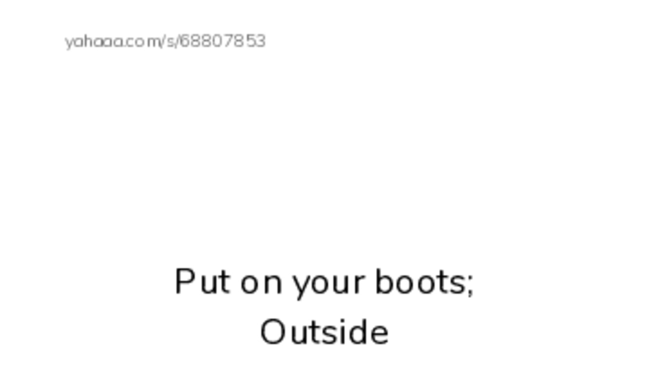 Index cards with pictures worksheet for Put on your boots;
Outside, outside, outside;
It's raining outside and 6 more