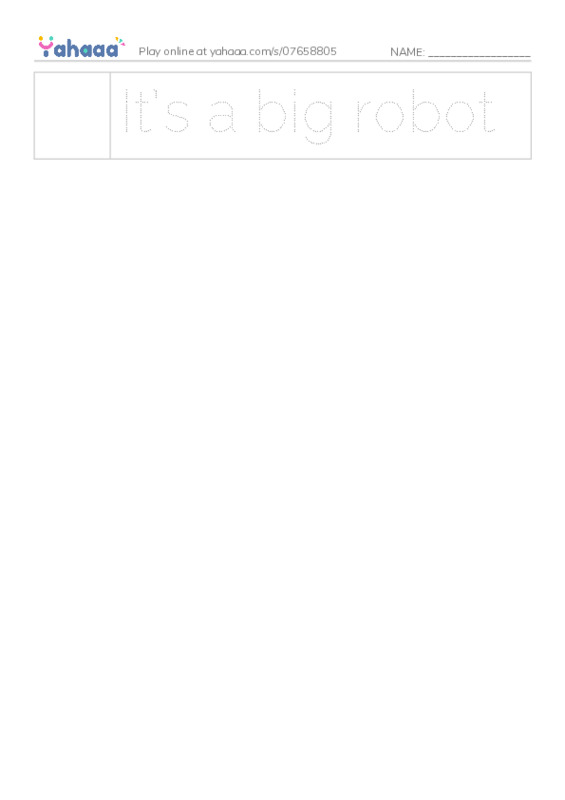 Picture and word rows worksheet for Let’s go1 B