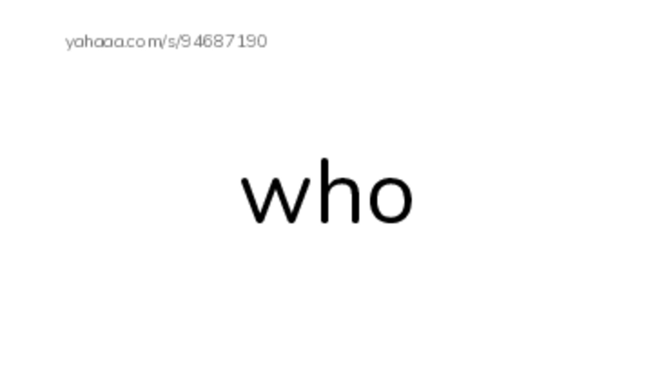 Index cards, words only worksheet for Question Words