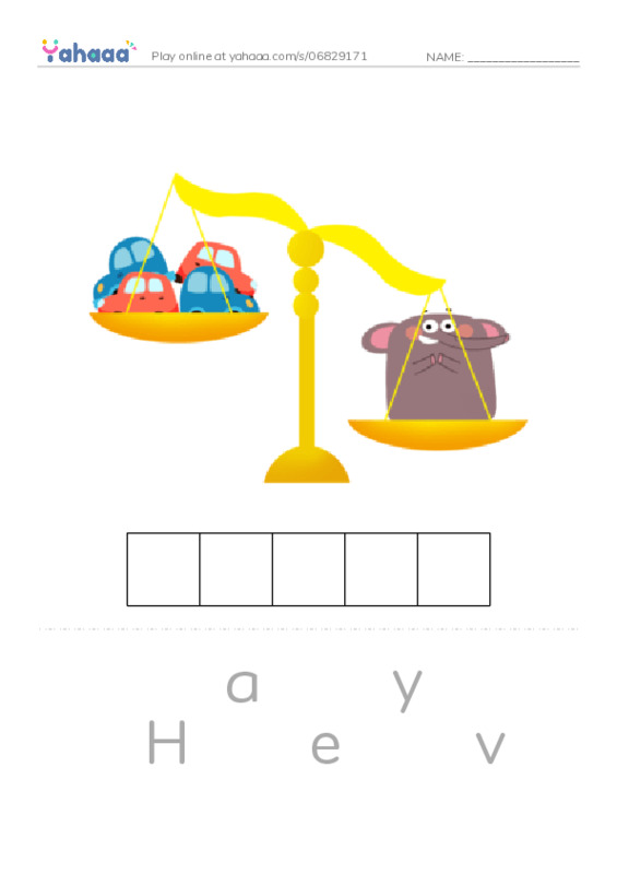Letter scramble puzzle worksheet for 34-35 LG4