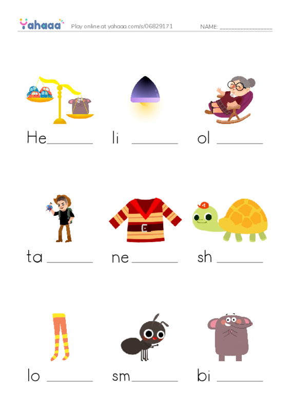 Finish the word worksheet for 34-35 LG4