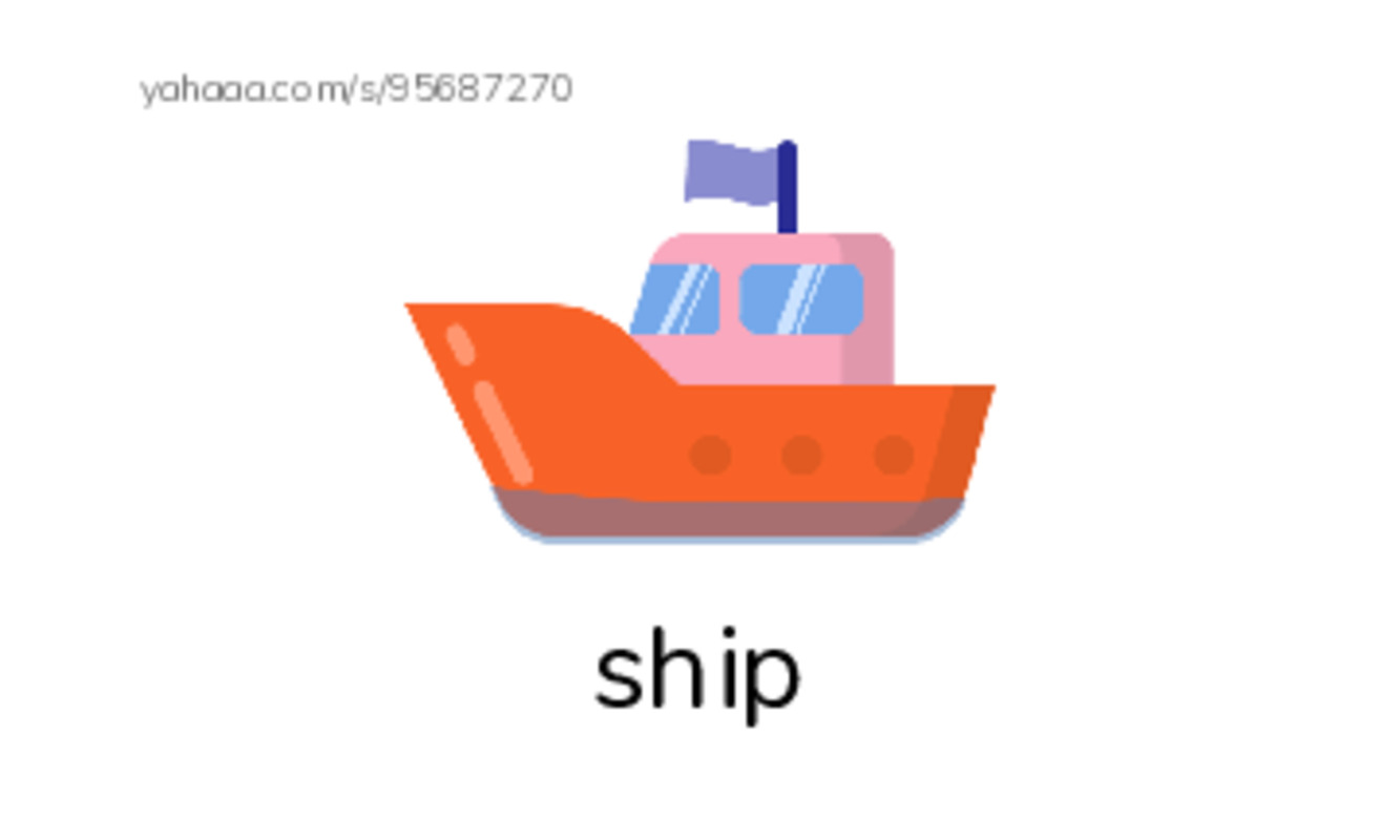 Index cards with pictures worksheet for ship, seashell, shore and 5 more