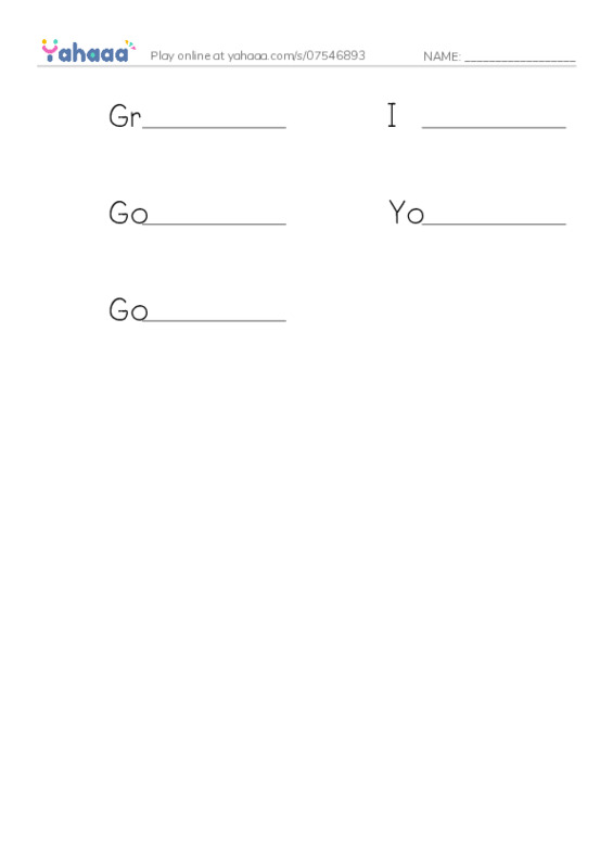 Write the word rows worksheet for Nice Feedback for Friends