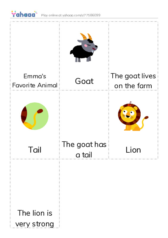 Picture flashcards worksheet for 