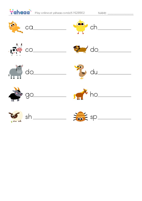 Write the word rows worksheet for power up 1 unit 3-1