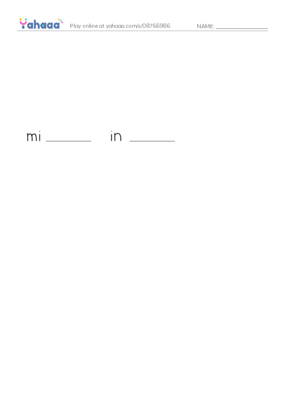 Finish the word worksheet for miserable
chicken pox
captain
referee
whistle n, invisible