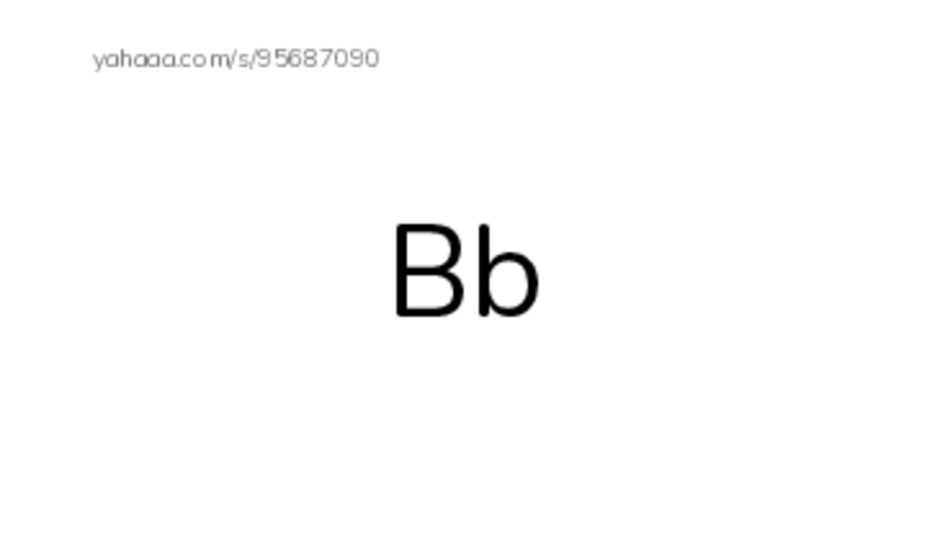 Index cards, words only worksheet for Bb, bear, banana and 3 more