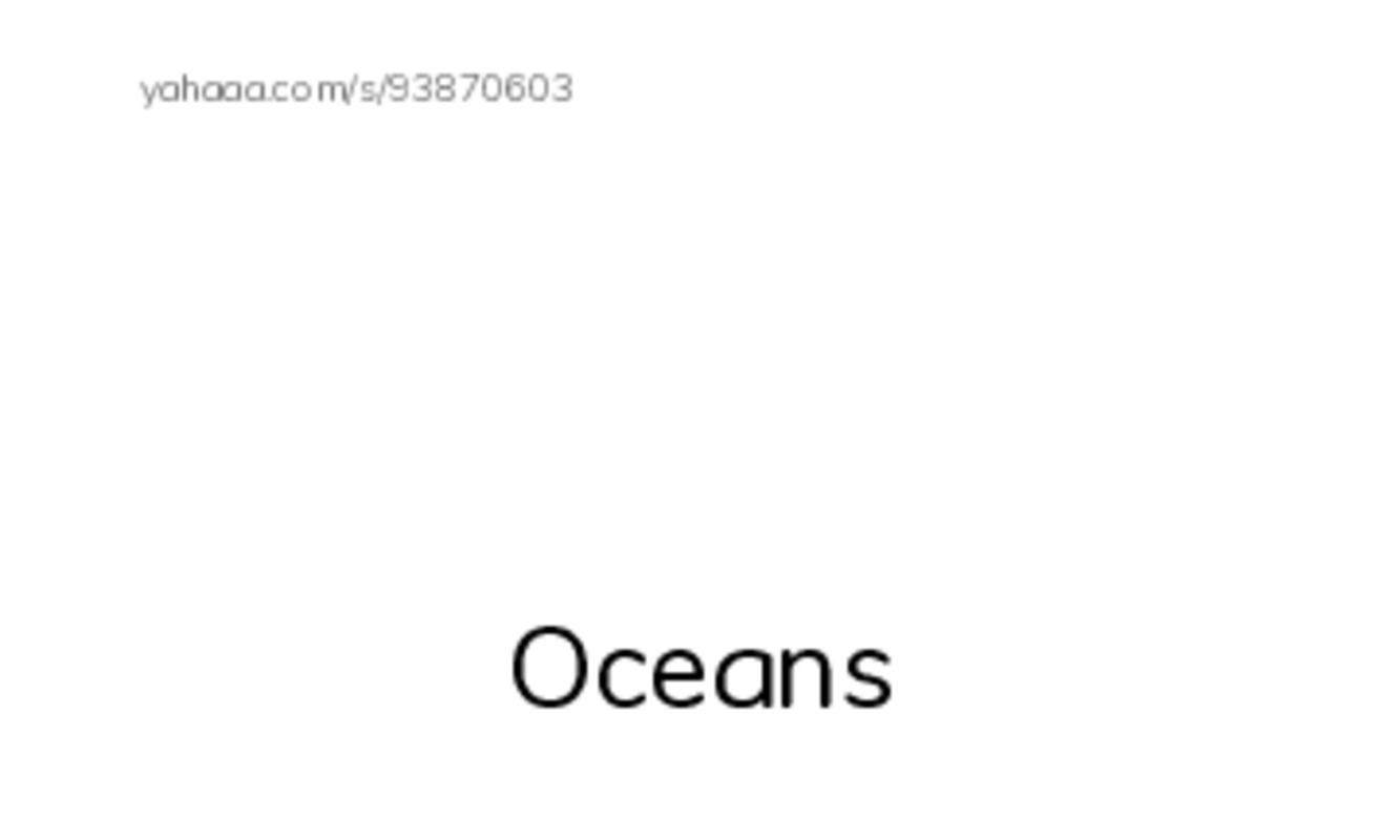 Index cards with pictures worksheet for Oceans, Rivers, and Ponds;
Ocean and 5 more
