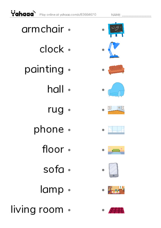 Draw a line to match worksheet for power up 1 unit 8 vocab 2