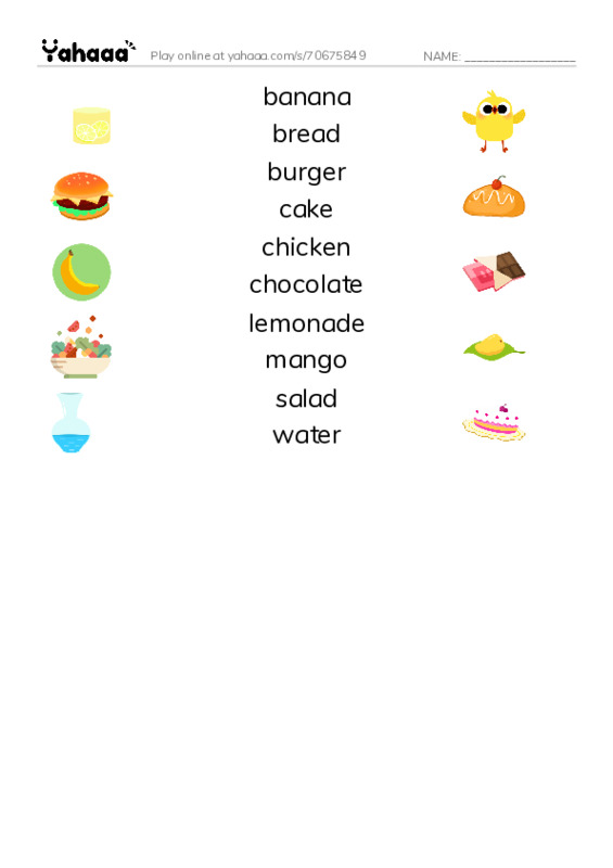 Match both sides worksheet for power up 1 unit 4 vocab 1
