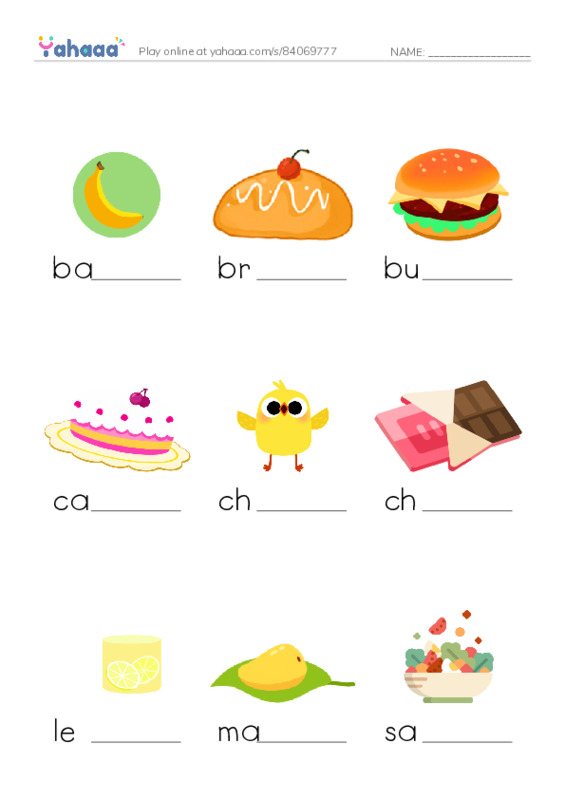 Finish the word worksheet for power up 1 unit 4 vocab 1