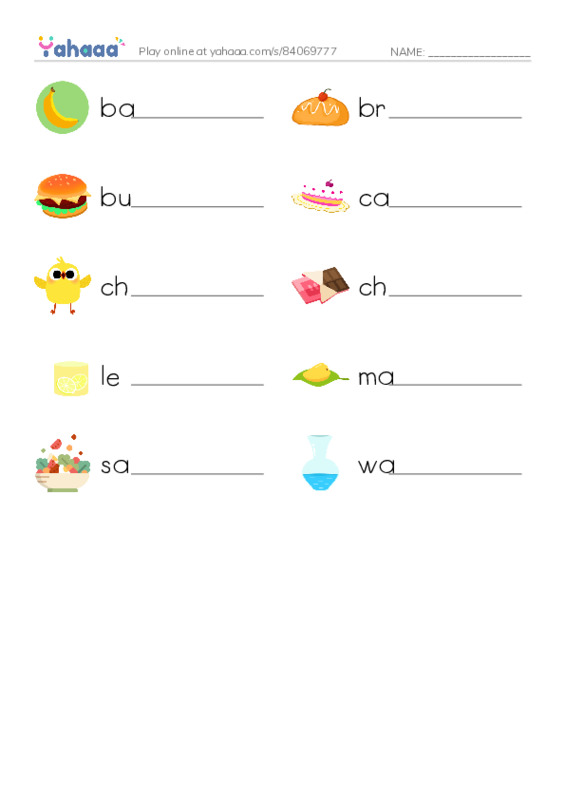 Write the word rows worksheet for power up 1 unit 4 vocab 1