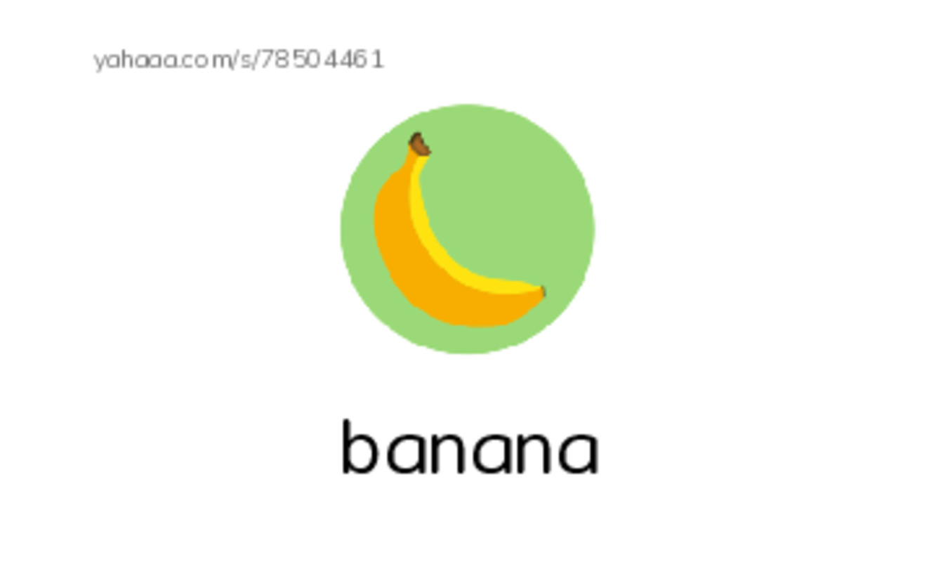 Index cards with pictures worksheet for fruite