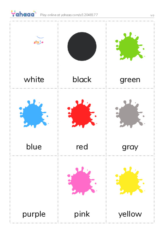 Picture flashcards worksheet for vo